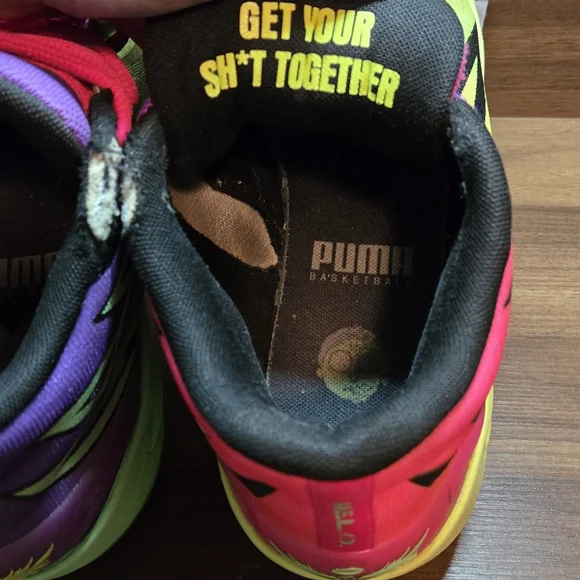 Puma LaMelo Ball Mb.02 Rick & Morty Adventures 10.5m - Picture 5 of 7